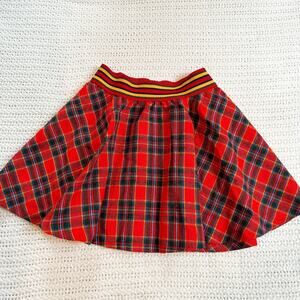 Vintage Her Majesty Plaid Skirt